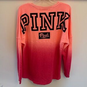 Victoria's Secret Pink Ombre Long Sleeve Tee